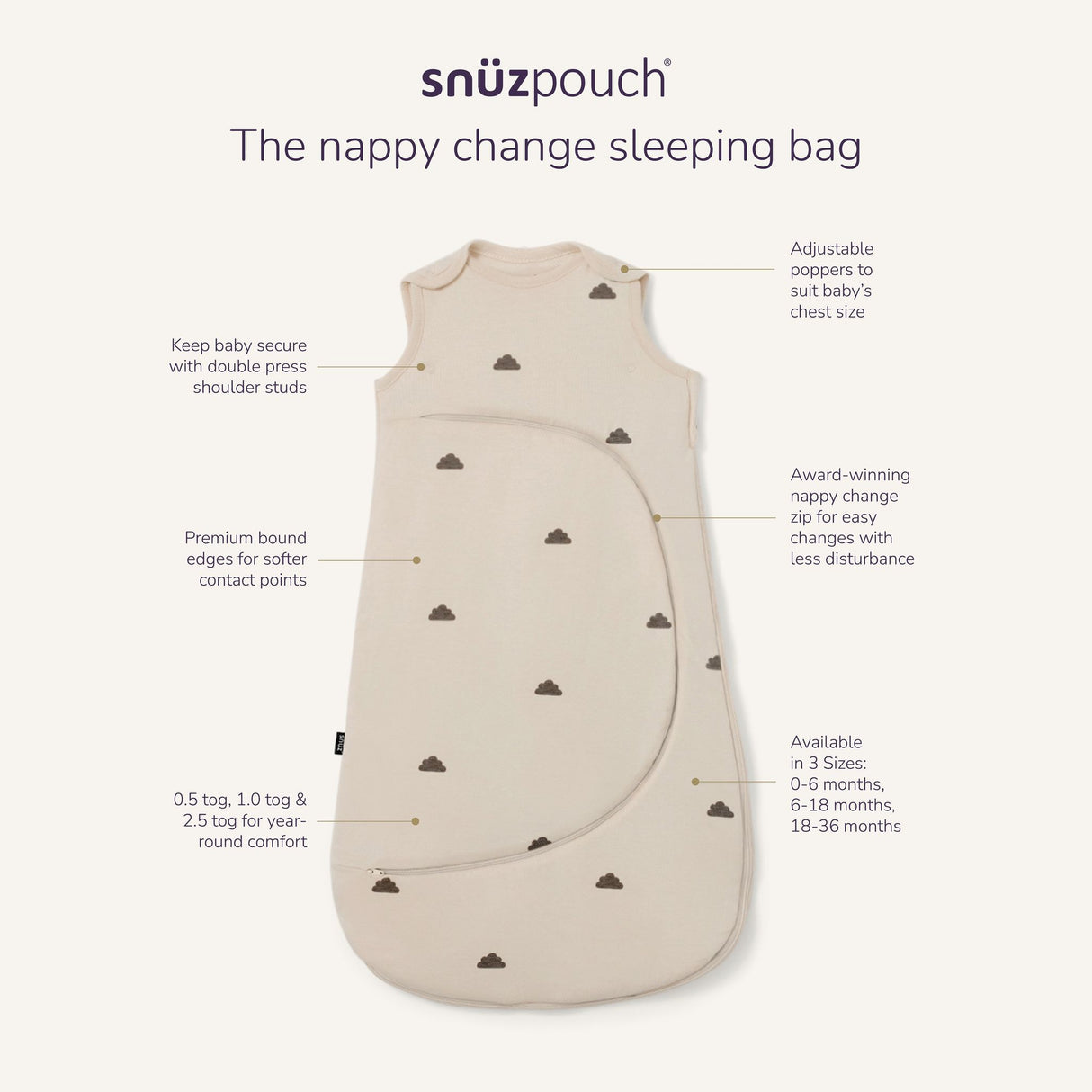 SnüzPouch Sage Cross - Kid's Stuff Superstore