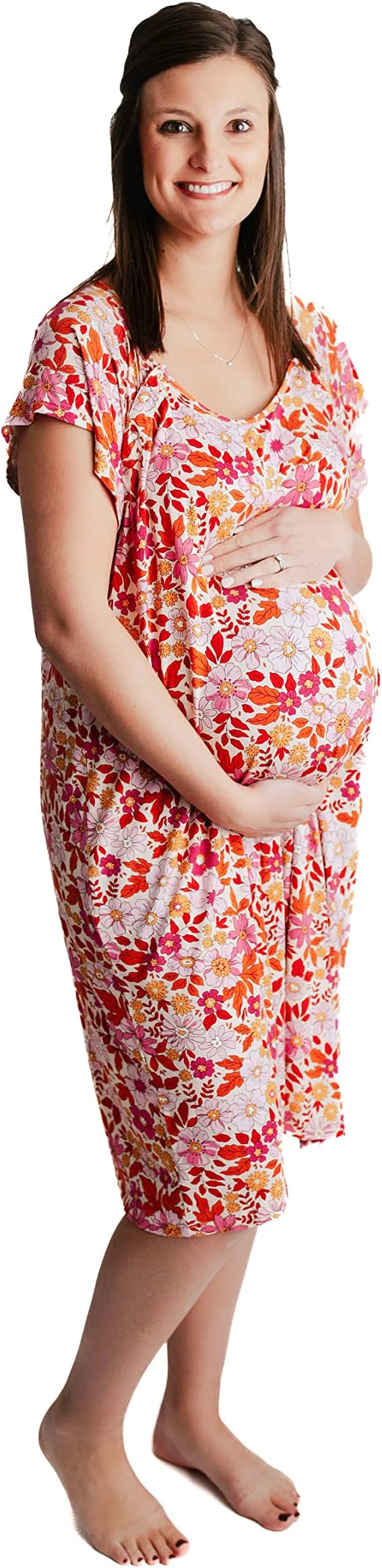 Three Little Tots Delivery/Nursing Gown - Wild Child