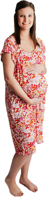 Three Little Tots Delivery/Nursing Gown - Wild Child