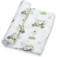 LollyBanks Muslin Swaddle Blanket - Golf - Kid's Stuff Superstore