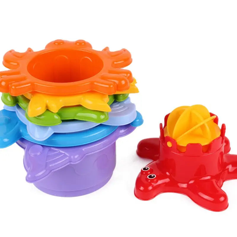 Technok Stacking Cups (7 Pieces) - Sea Animal Shapes