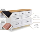 Parker House Artisan 7-Drawer Dresser with Lights - Kid's Stuff Superstore