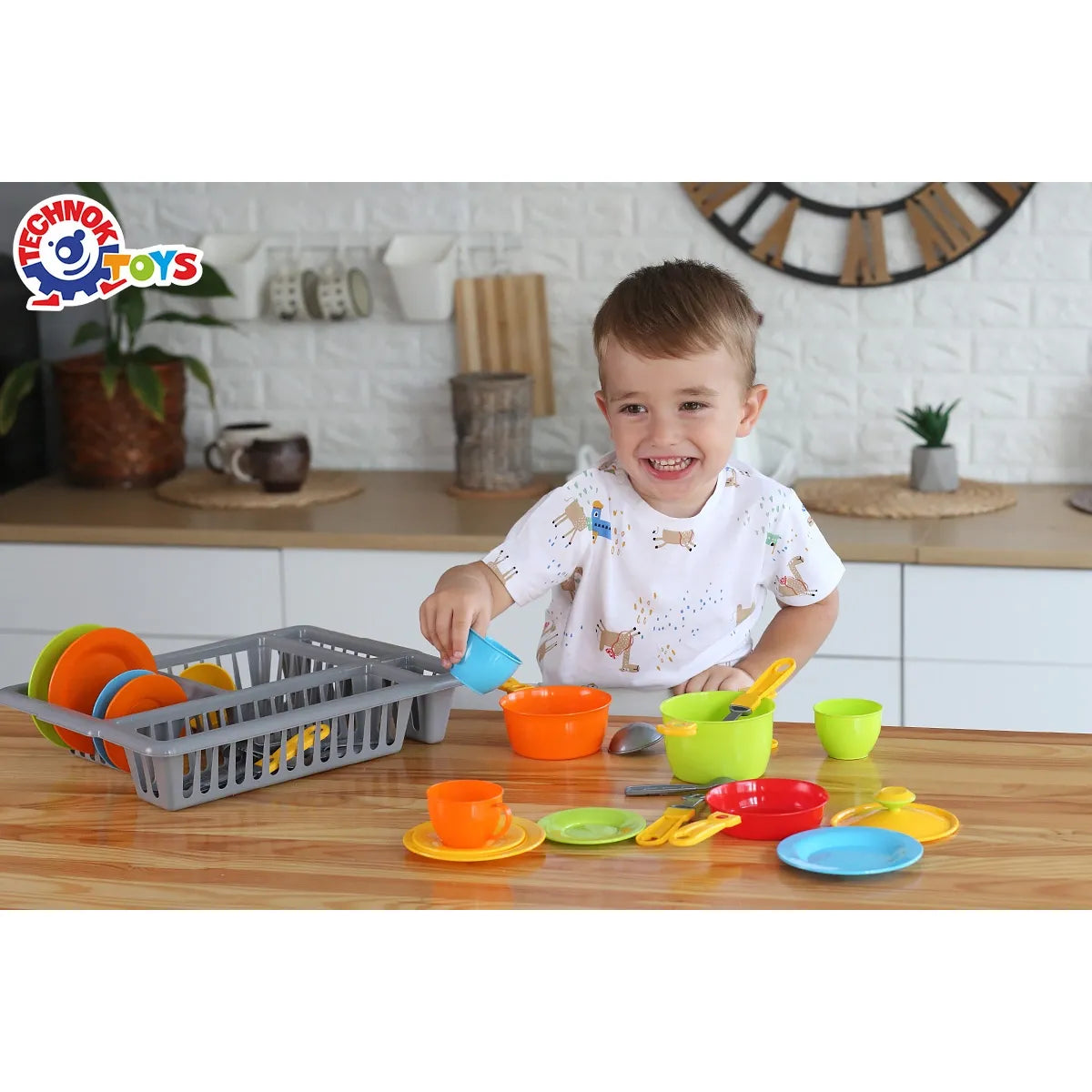 Technok Kitchenware Playset - Dish Drainer Set (33 Pieces)