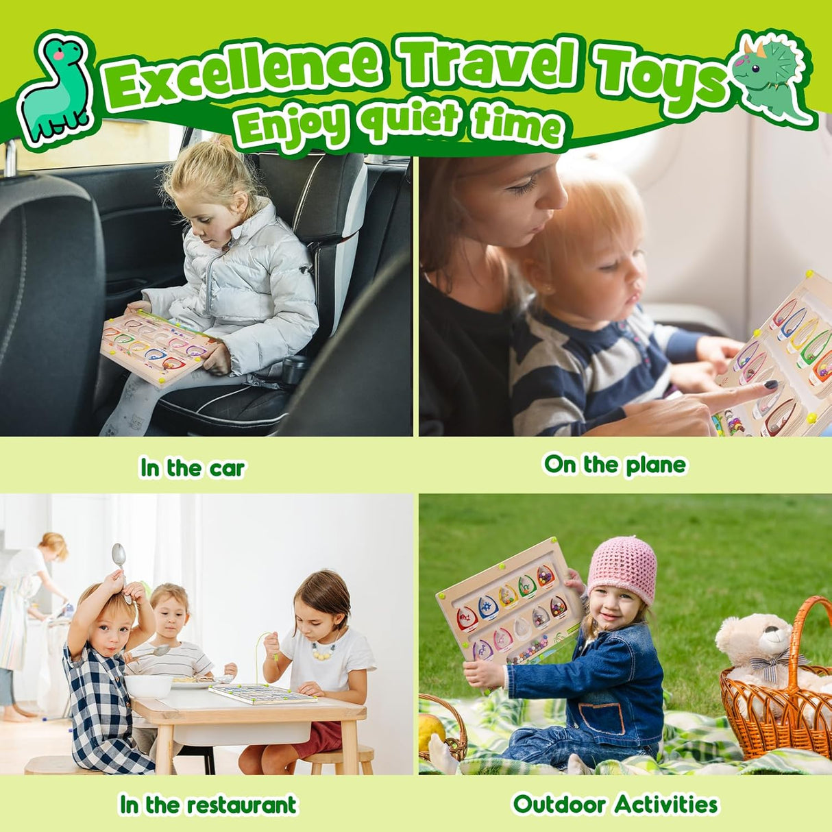 Dinosaur Magnetic Color Sorting Maze - Kid's Stuff Superstore