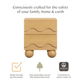 Babyletto Lido Wave Nightstand - Kid's Stuff Superstore