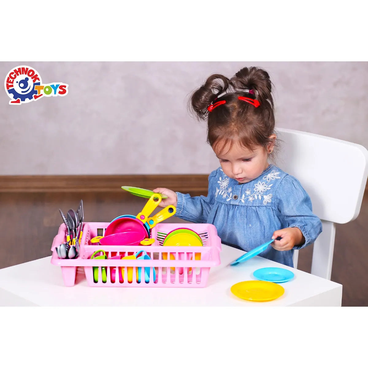 Technok Kitchenware Playset - Dish Drainer Set (33 Pieces)