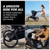 Baby Jogger City Prix Jogger + BIke Trailer + Shield Bundle