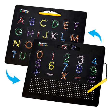 PicassoTiles Double-Sided Magnetic Drawing Tablet Pad