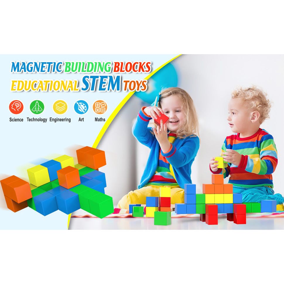 30 Piece Magnetic Block Set - Kid's Stuff Superstore