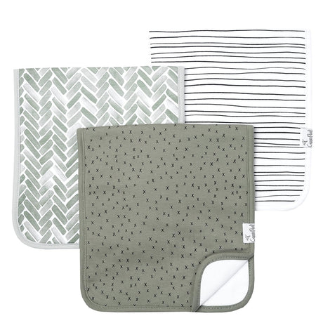 Copper Pearl Premium Baby Burp Cloths 3-Pack
