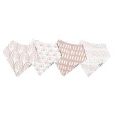 Copper Pearl Baby Bandana Bibs 4 Pack