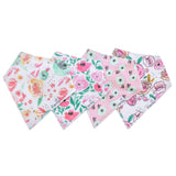 Copper Pearl Baby Bandana Bibs 4 Pack