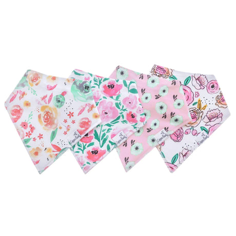 Copper Pearl Baby Bandana Bibs 4 Pack