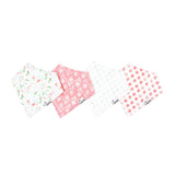Copper Pearl Baby Bandana Bibs 4 Pack