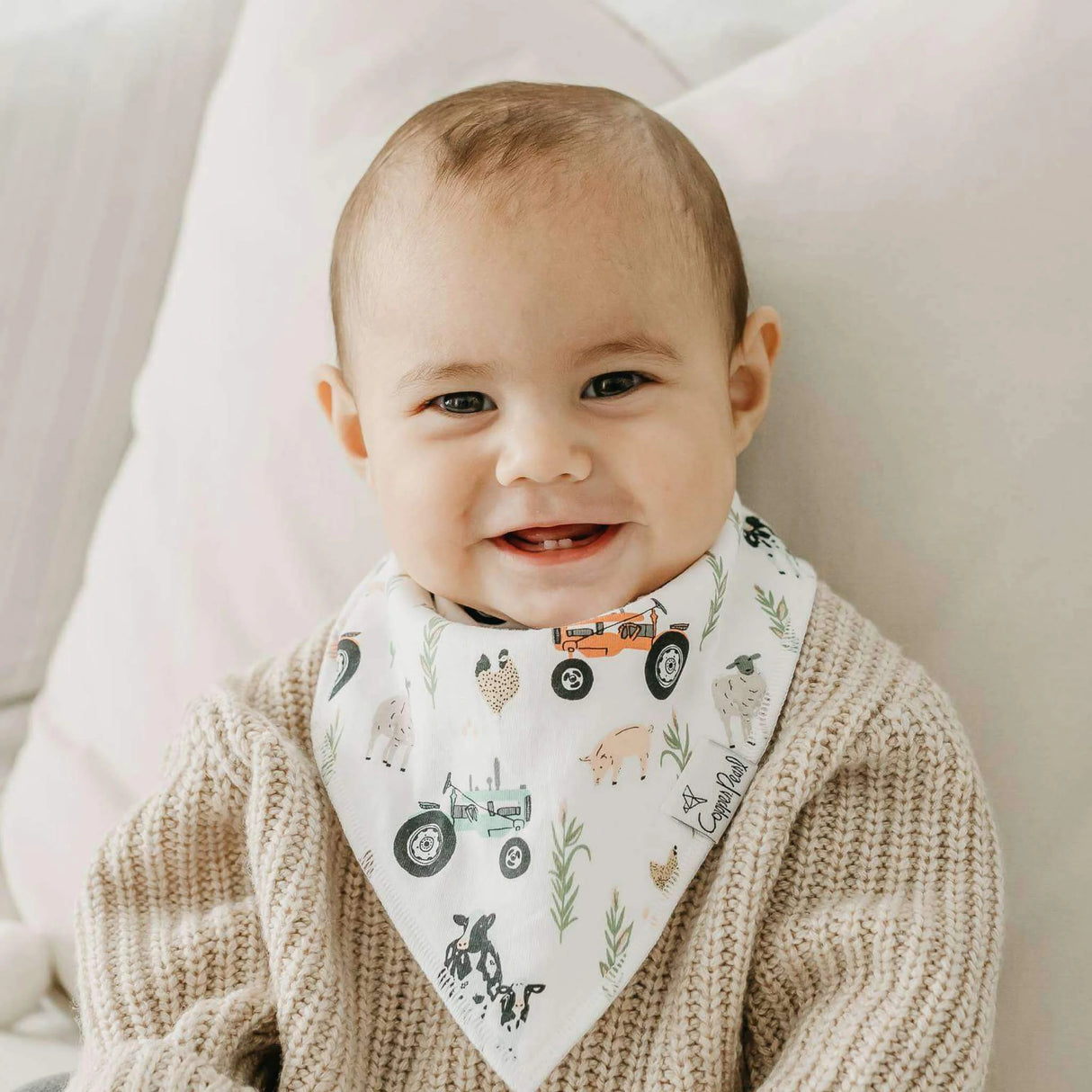 Copper Pearl Baby Bandana Bibs 4 Pack - Jo