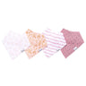 Copper Pearl Baby Bandana Bibs 4 Pack
