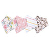 Copper Pearl Baby Bandana Bibs 4 Pack