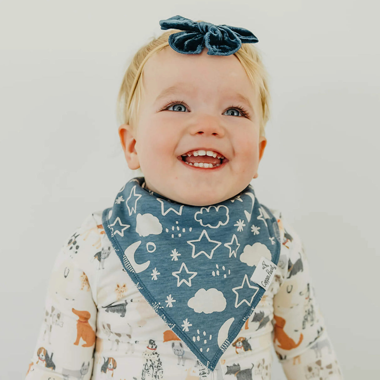 Copper Pearl Baby Bandana Bibs 4 Pack - Rufus