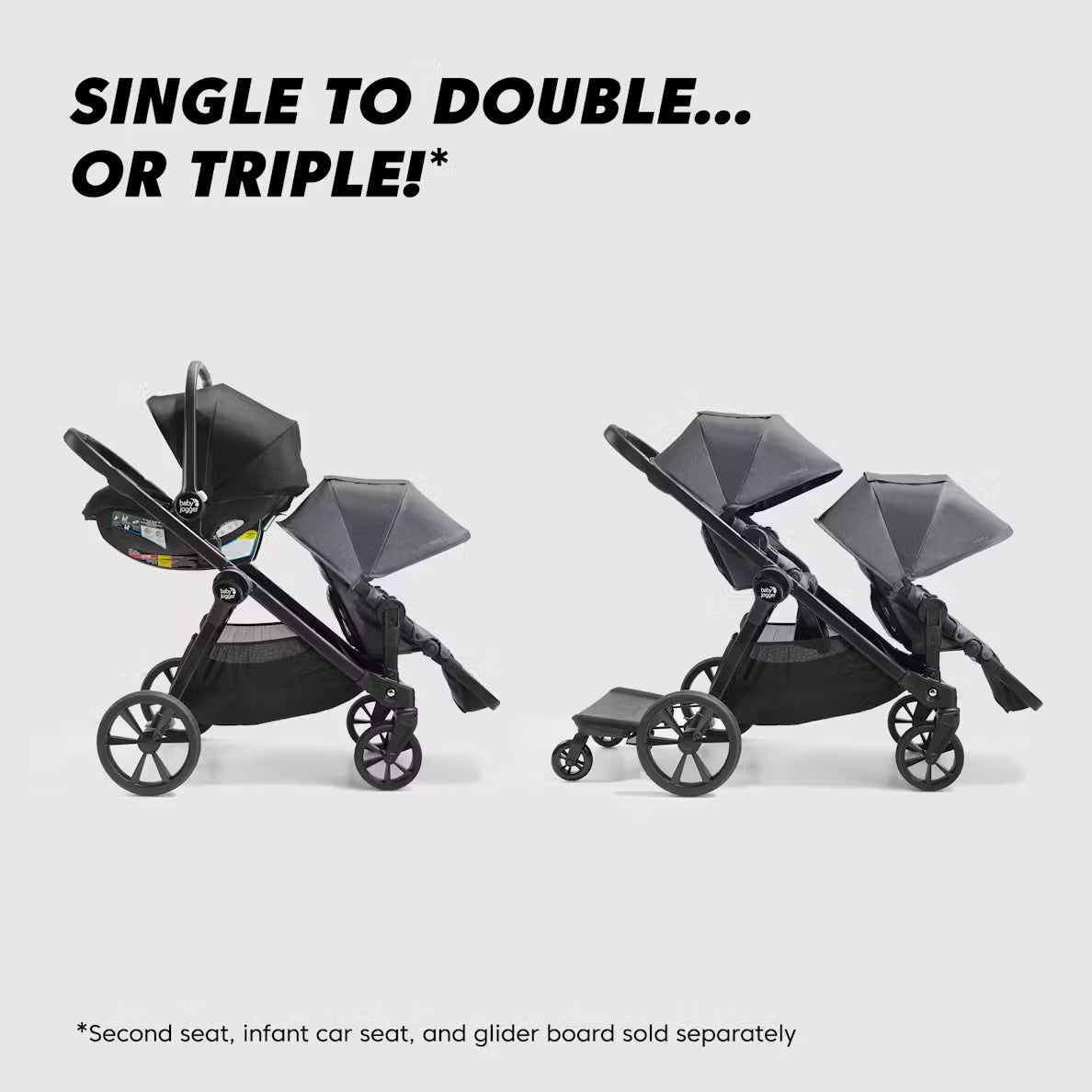 Baby Jogger City Select 2 Single-to-Double Stroller