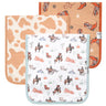 Copper Pearl Premium Baby Burp Cloths 3-Pack