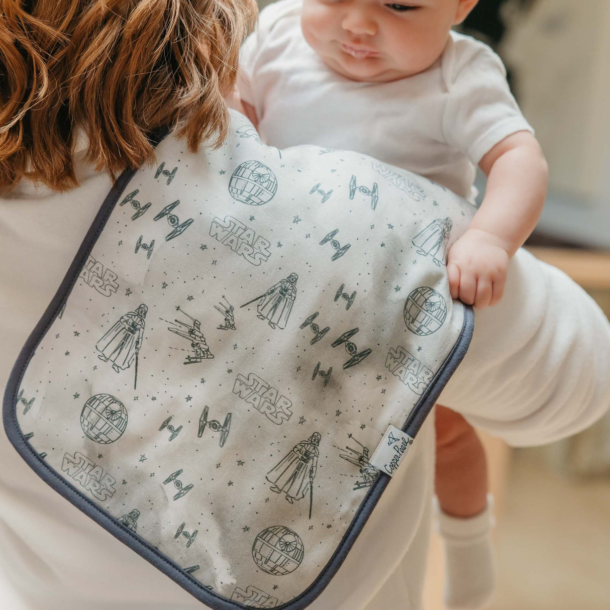 Copper Pearl Premium Baby Burp Cloths 3-Pack - Tatooine