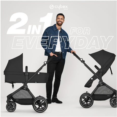 Cybex EOS Stroller + Aton G Swivel Infant Car Seat with Sensorsafe Travel System - Kid's Stuff Superstore