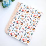 Honey Lemonade Minky Blanket - Little Builder - Kid's Stuff Superstore