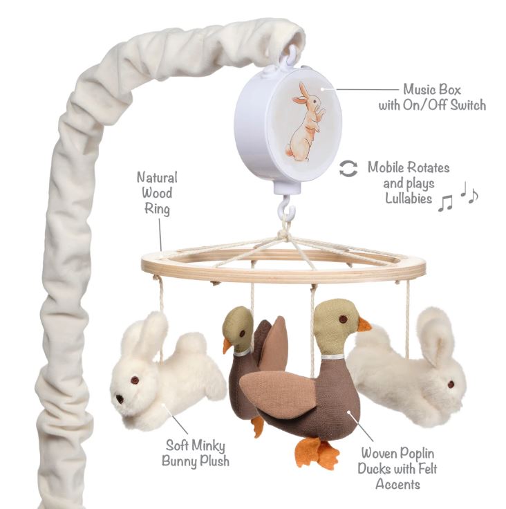 Lambs & Ivy- Bunny Hop Musical Mobile