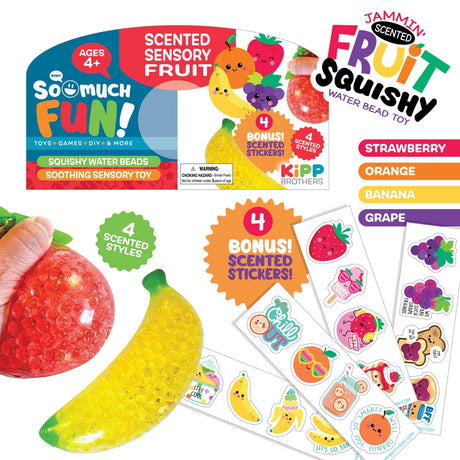 Scented Fruit Bead Ball with Stickers - Kid's Stuff Superstore