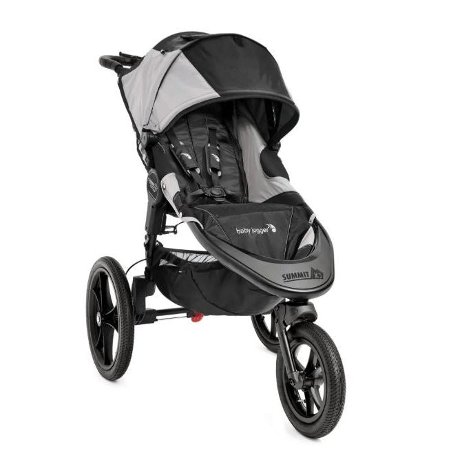 Baby Jogger Summit X3 Single Jogging Stroller, Black/Gray - Kid's Stuff Superstore