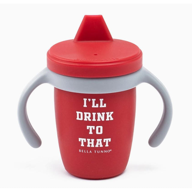 Bella Tunno Drink to that Sippy Cup - Red - Kid's Stuff Superstore