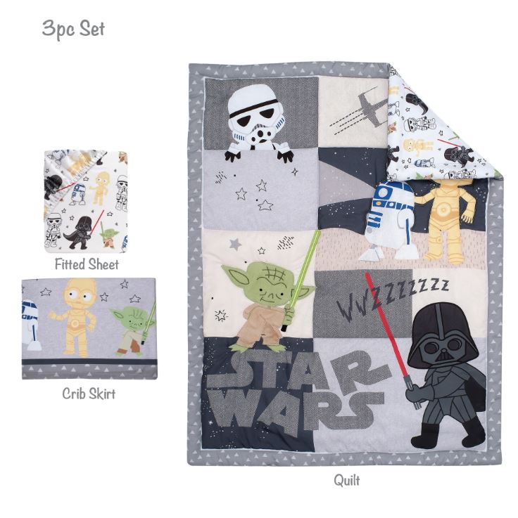 Lambs & Ivy- Star Wars Classic 3 Pc Bedding Set