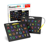 PicassoTiles 12"x10" Magnetic 2-in-1 Upper and Lower Case Drawing Board - Kid's Stuff Superstore