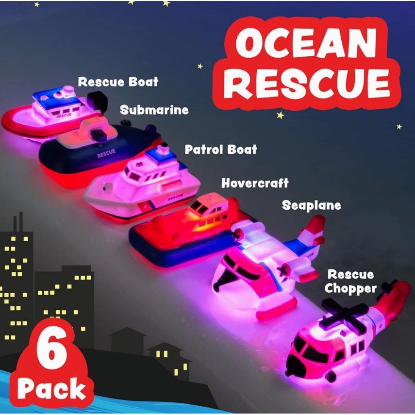 Ocean Rescue Light Up Bath Toy