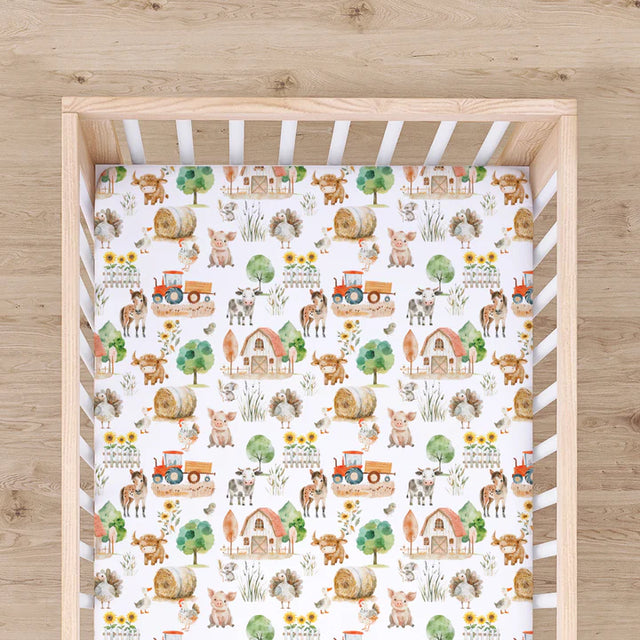 Honey Lemonade Crib Sheet - Farm Life - Kid's Stuff Superstore
