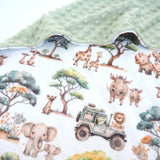 Honey Lemonade Minky Blanket - Safari Adventure - Kid's Stuff Superstore