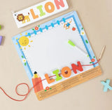 Alphabet Puzzle Set with Flashcards and Whiteboard