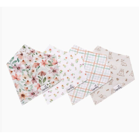 Copper Pearl Baby Bandana Bibs 4 Pack