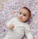 Copper Pearl Fitted Crib Sheet - Natalie