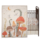 Lambs & Ivy- Mushroom Meadow 3 PC Bedding Set