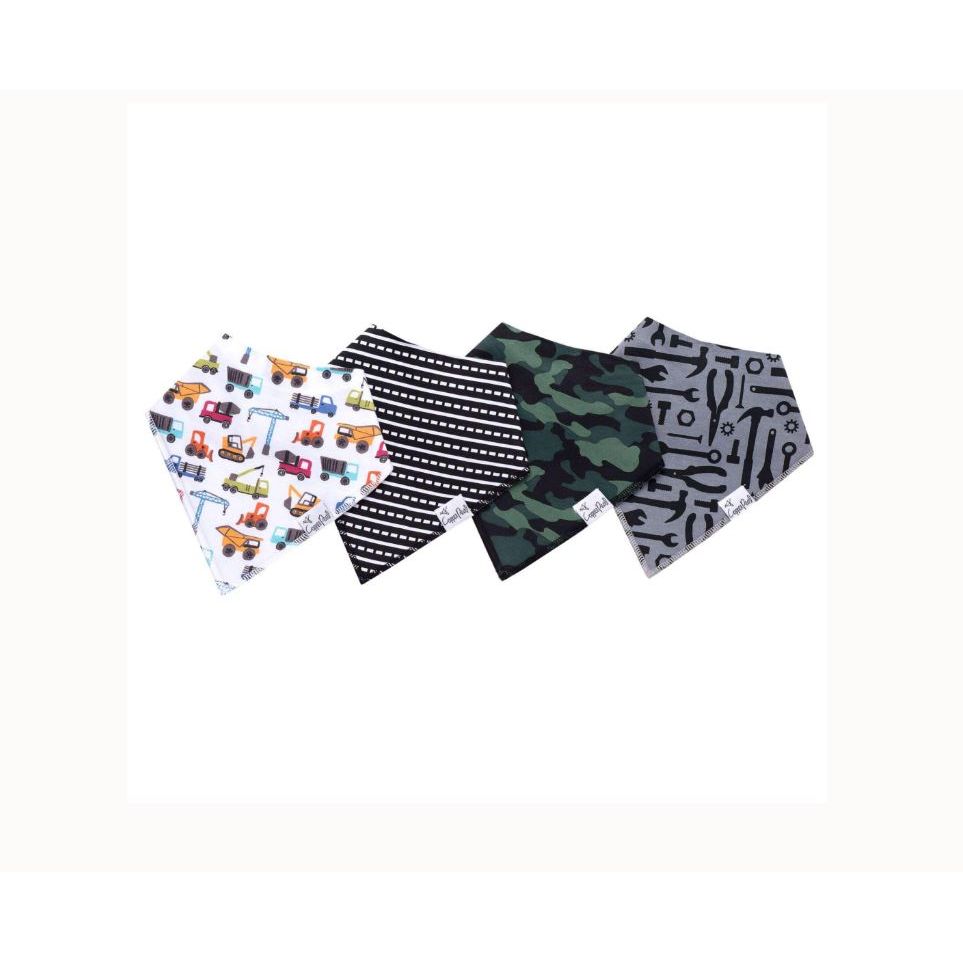 Copper Pearl Baby Bandana Bibs 4 Pack - Diesel