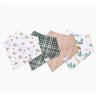 Copper Pearl Baby Bandana Bibs 4 Pack