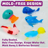 Under The Sea Light Up Bath Toys