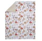 Lambs & Ivy- Mushroom Meadow Blanket