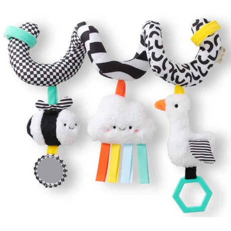 Itzy Ritzy Itzy Bitzy Spiral Car Seat Activity -High Contrast - Kid's Stuff Superstore