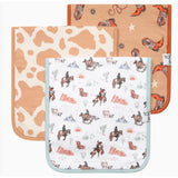Copper Pearl Premium Baby Burp Cloths 3-Pack - Boone