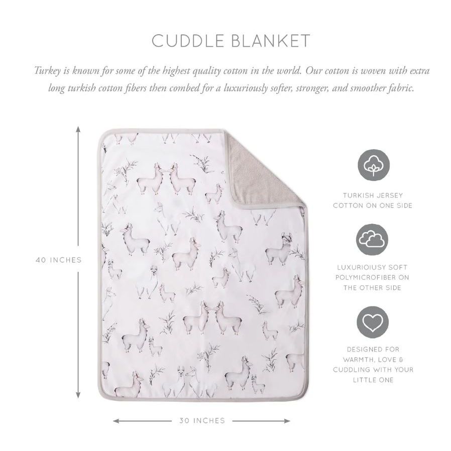 Oilo Jersey Cuddle Blanket - Llama - Kid's Stuff Superstore