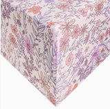 Copper Pearl Fitted Crib Sheet - Natalie
