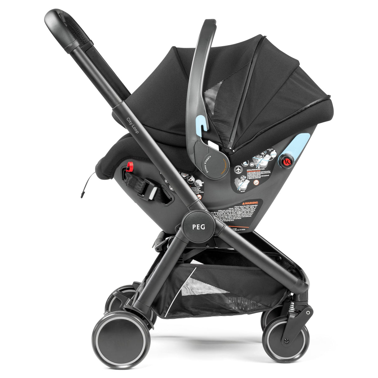 PEG City Loop Chassis + Urban Mobility Infant Car Seat Combo - Kid's Stuff Superstore