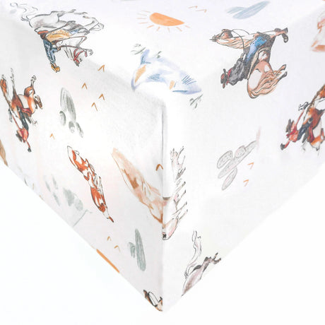 Copper Pearl Fitted Crib Sheet - Boone - Kid's Stuff Superstore